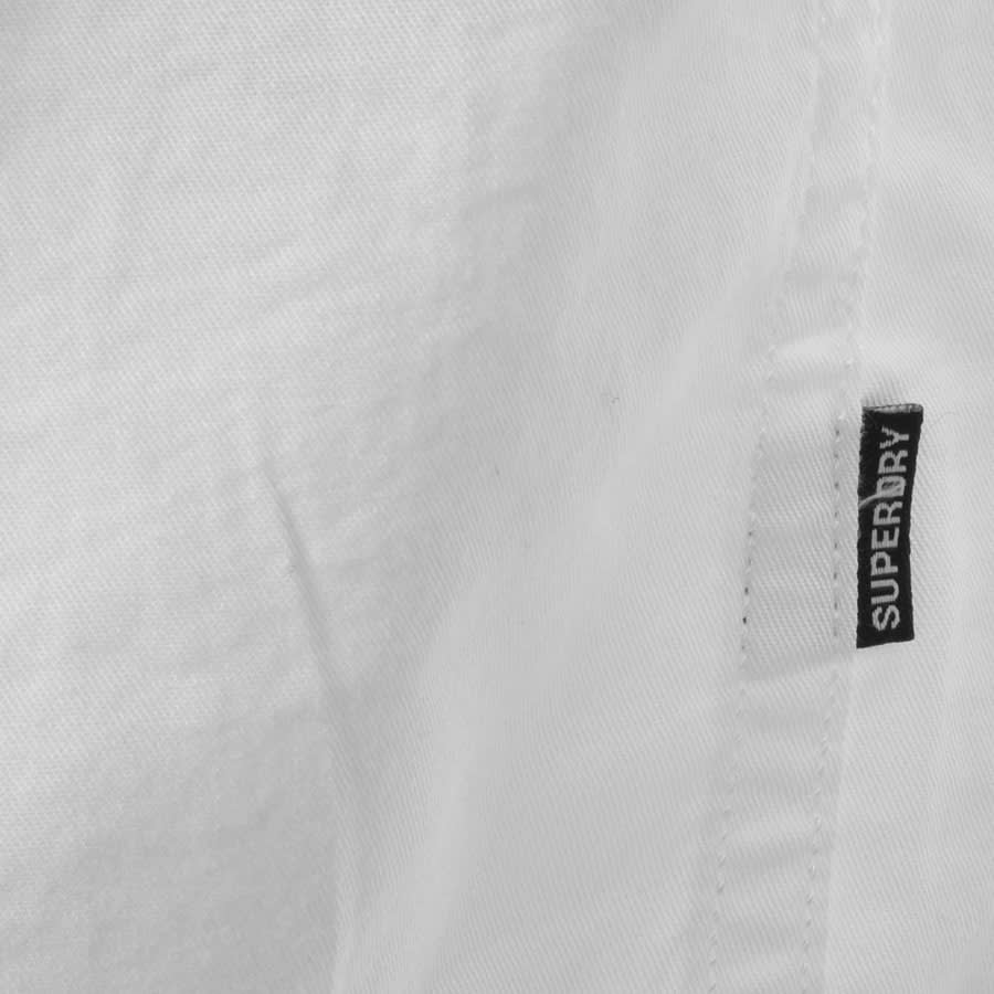 Alternative Image for ProductSuperdry Oxford Short Sleeved Shirt White3